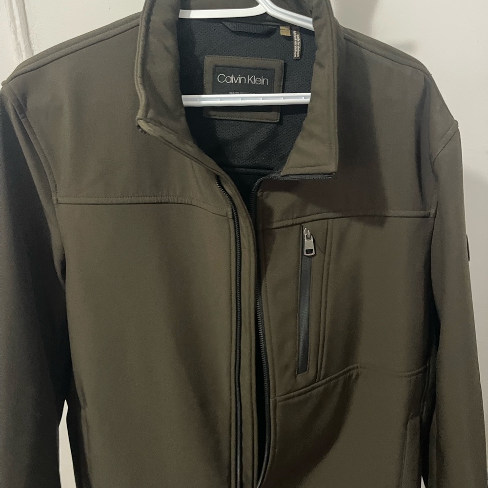 Calvin Klein Men's Dark Green Lightweight Jacket - Picture 3 of 4